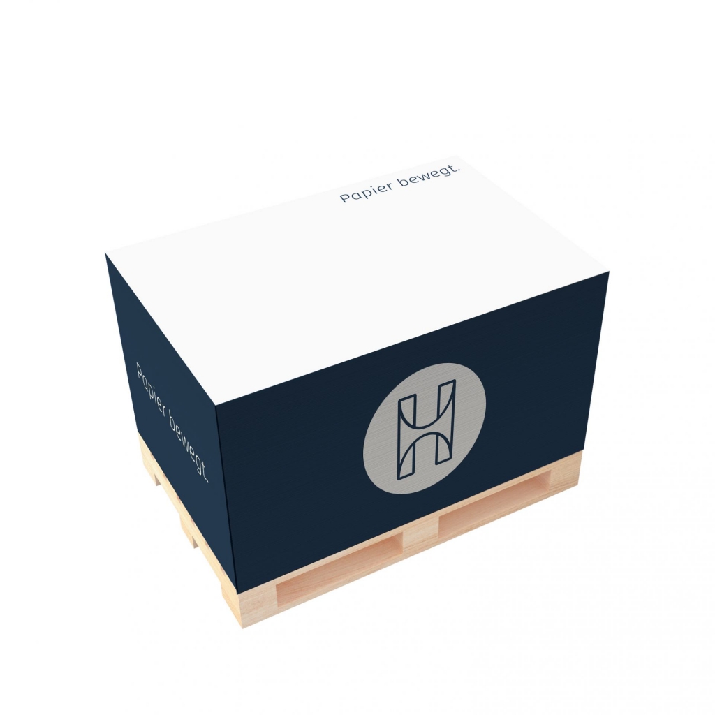 Palettenblock mit Holzpalette